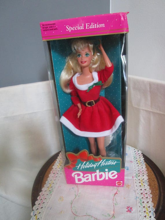 1992 Holiday Hostess Mattel Barbie # 10280 New Old Stock Vintage