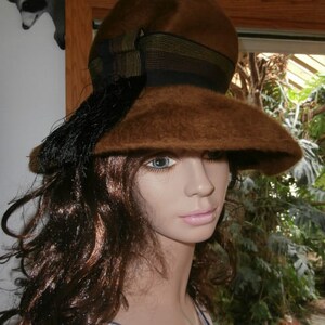 Vintage Winkelmans Turquoise Blue Pillbox Hat Woven Straw Ribbon Bow Medium Winkelman main image 3