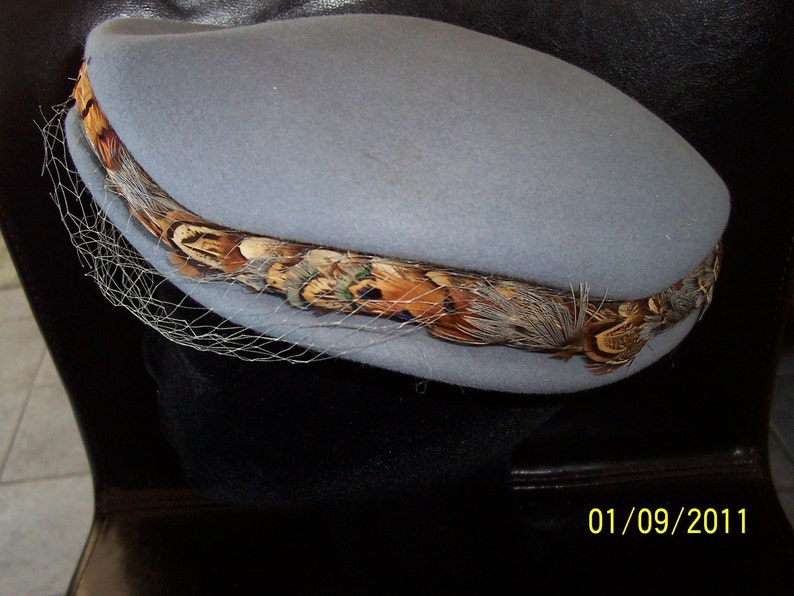 Womens Hat Vintage 1960s - by ROZE Rare Color Toque Style Hat - Womens ...