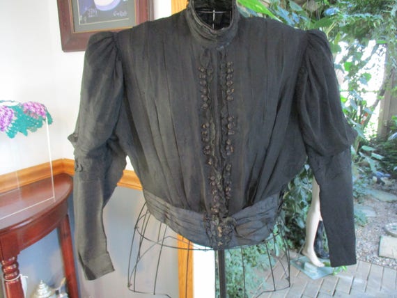 Women's Victorian Blouse Satin Silk