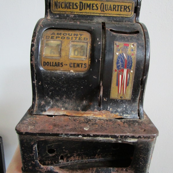 1940's Uncle Sam's  Very Used Cash Register Needs Love