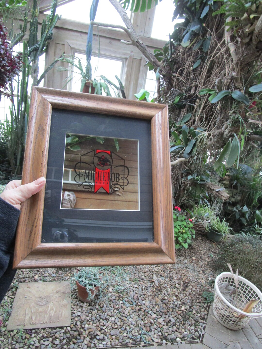 Michelob Beer Pub Sports Bar Mirror Sign Wood Etsy