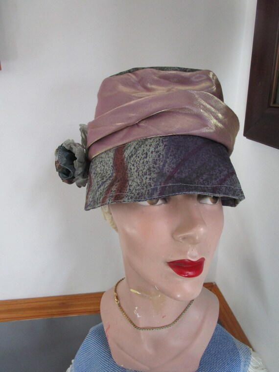 Soft Light Purple & Gray Women's Vintage Hat