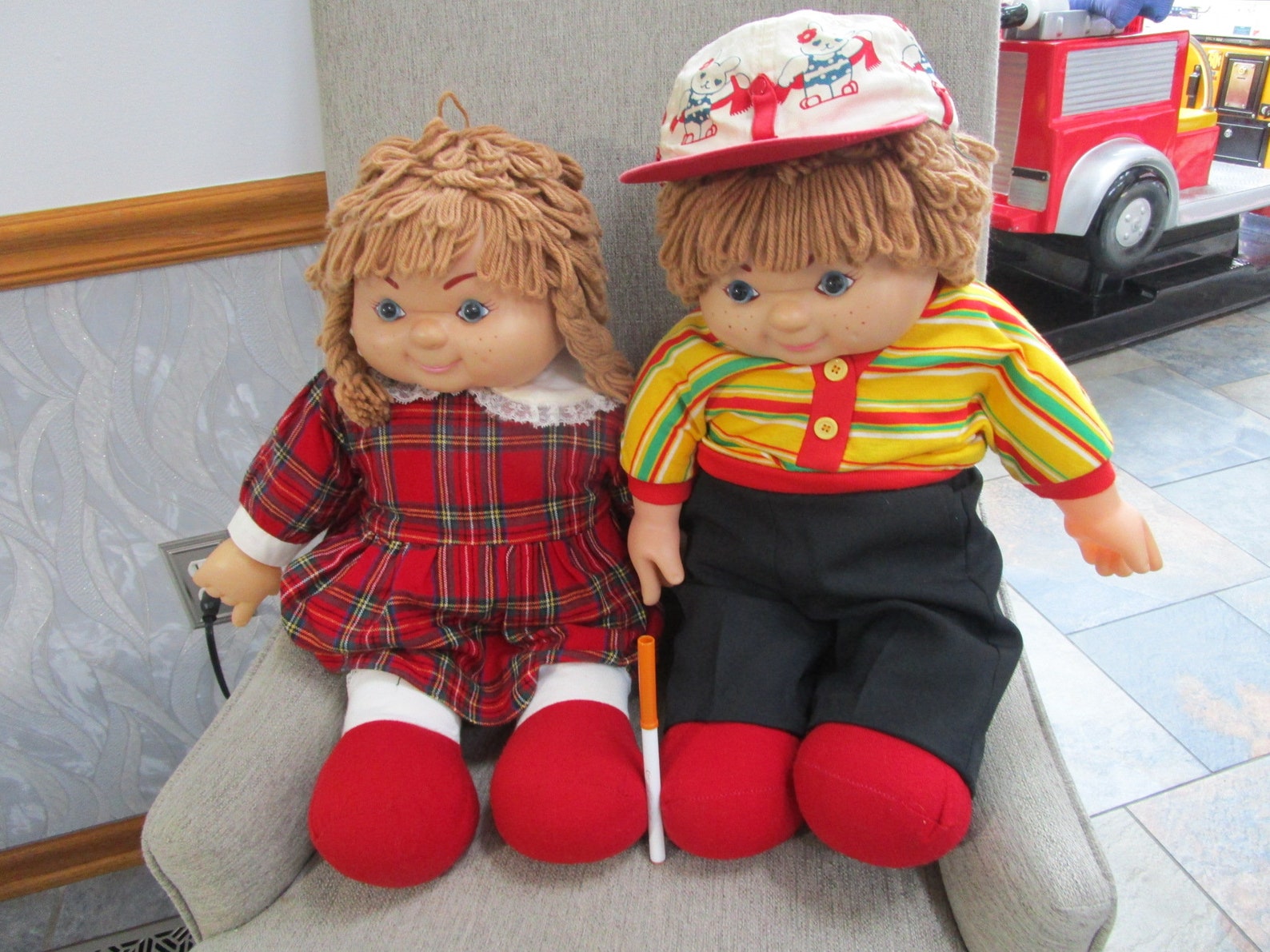 Dolls House of Lloyd Dolls Heather & Glen Dolls Etsy