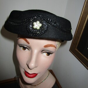 Vintage Beaded Beret - Etsy display picture 3