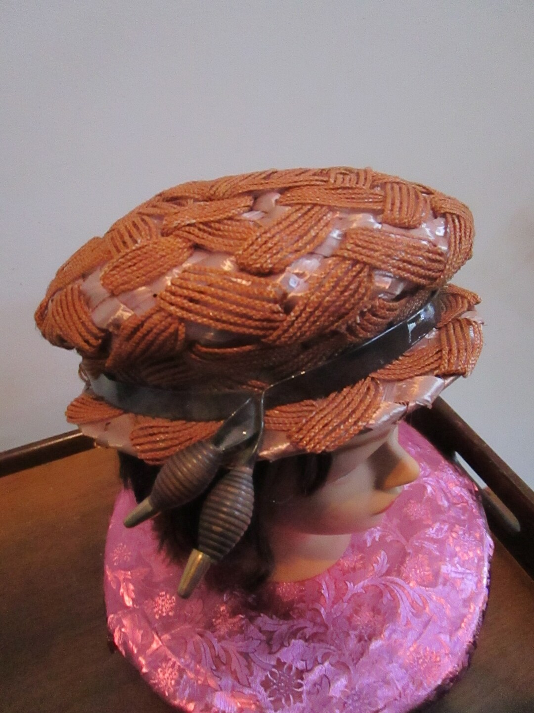 Women's Vintage Hat Made by Facon Boutique Unique Weaved Etsy