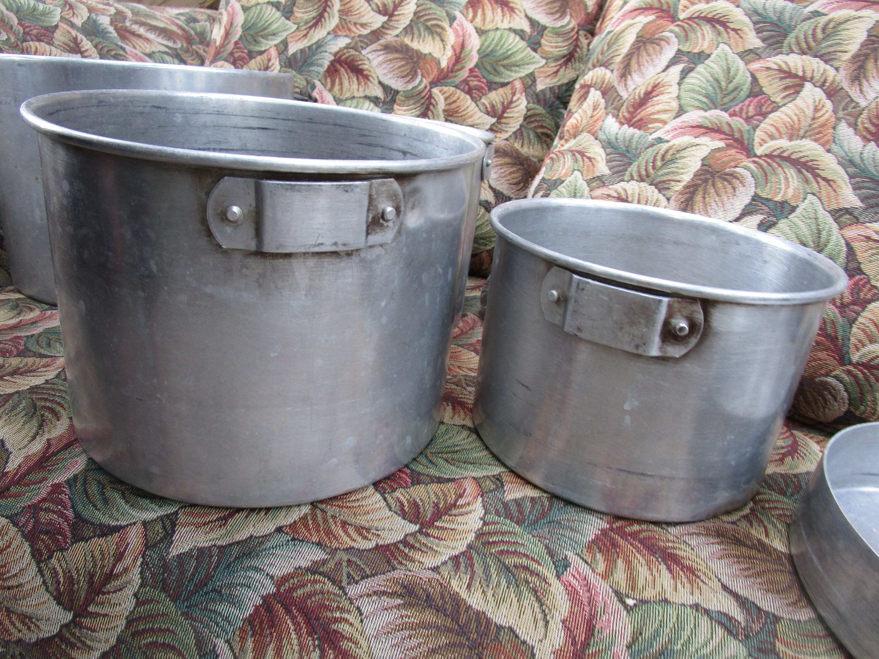 Vintage Aluminum Coal Miners Lunch Bucket Pail Authentic Etsy
