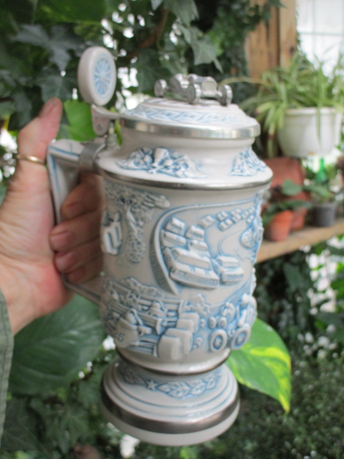 Avon 1989 Racing Car Beer Stein Handcrafted in Brazil 02837 - Etsy