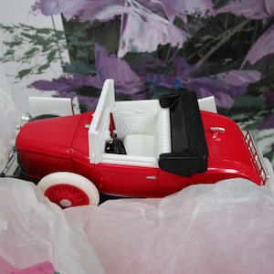Liberty Classics Limited Edition Ford Model A Roadster Lockable Coin Bank Original Box New Old Stock