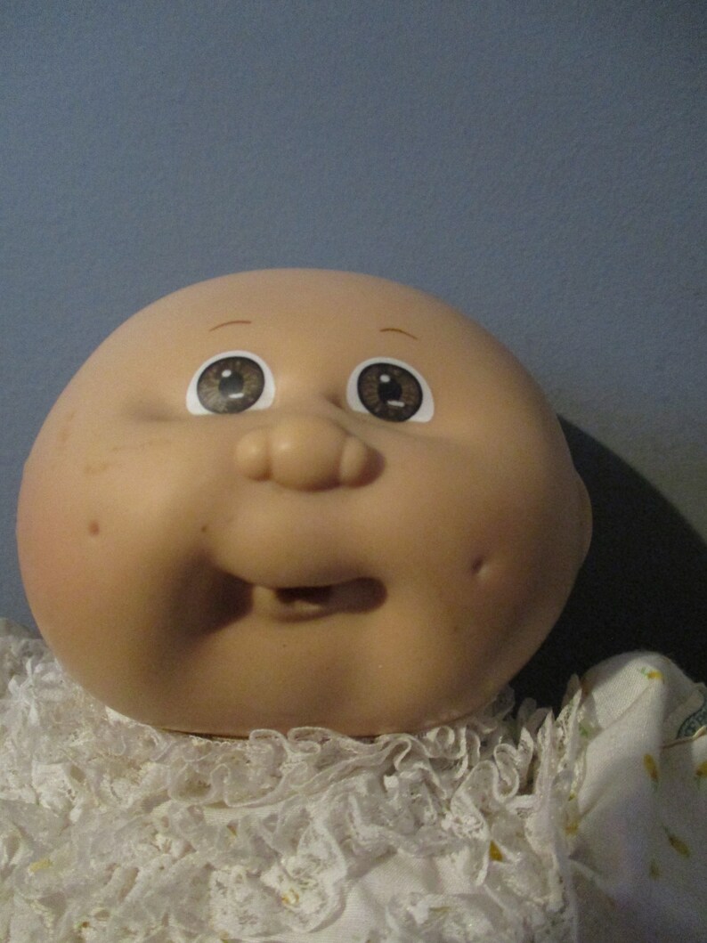 1984 Cabbage Patch Preemie Bald Baby with Pacifier Vintage Etsy