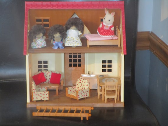 Sylvanian Families Calico Critters Epoch Hedgehog Family Set of 3