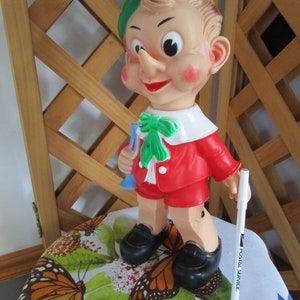 Pinocchio Rubber Toy - Etsy