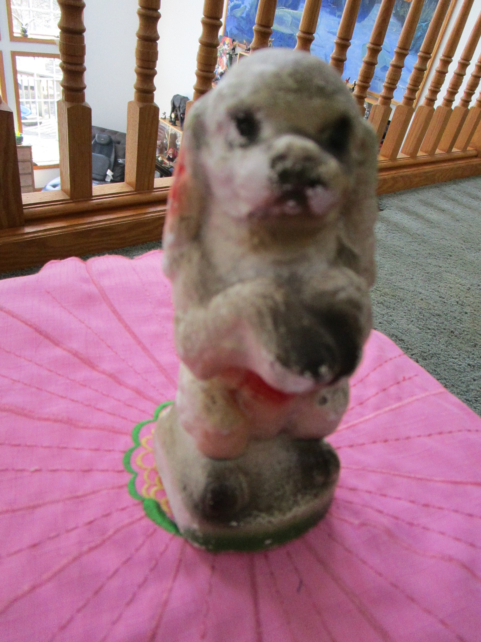 Bulldog Chalkware - Etsy