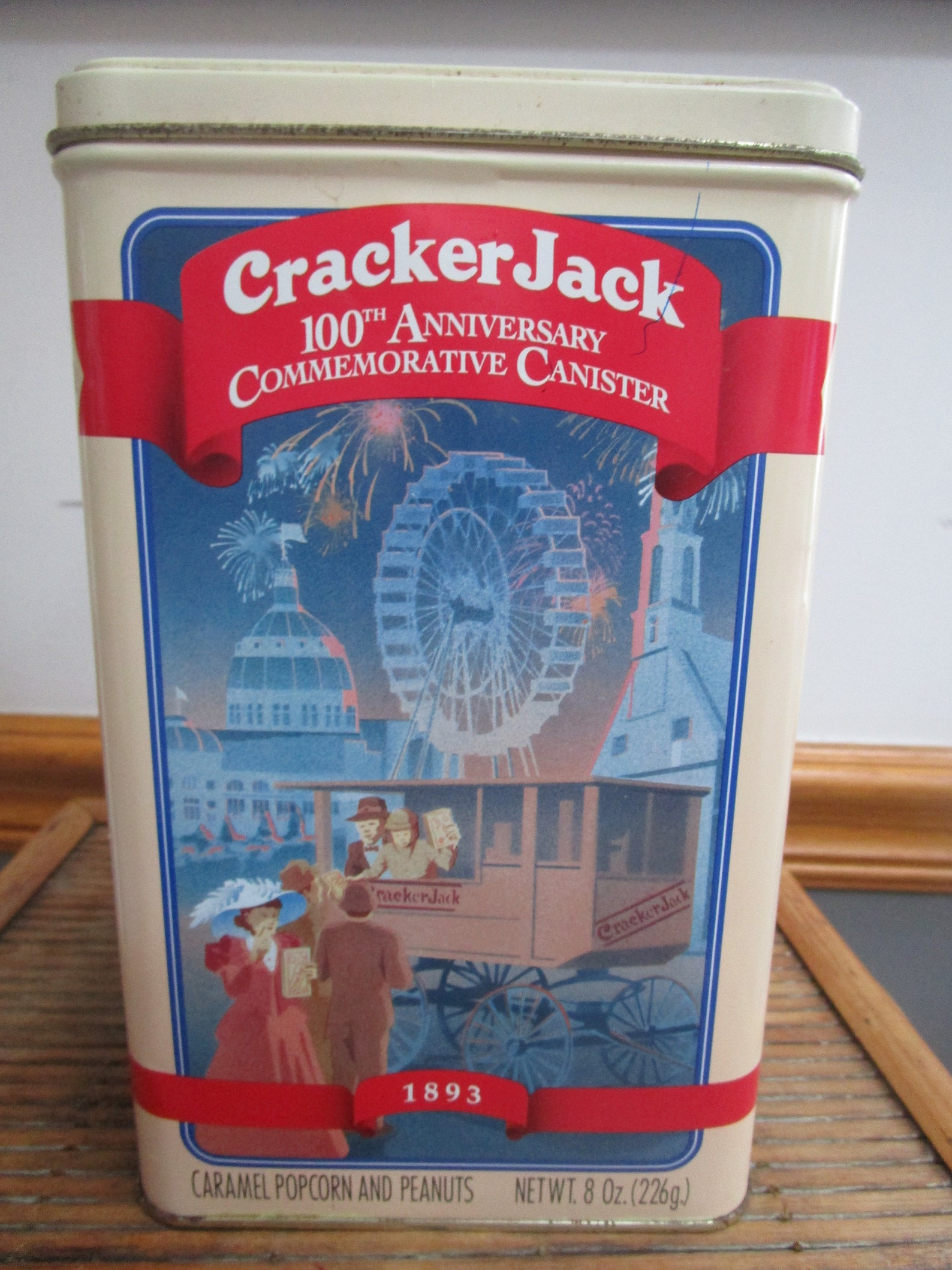 Cracker Jack Tin Box 100th Anniversary 18931993 Collectible Etsy