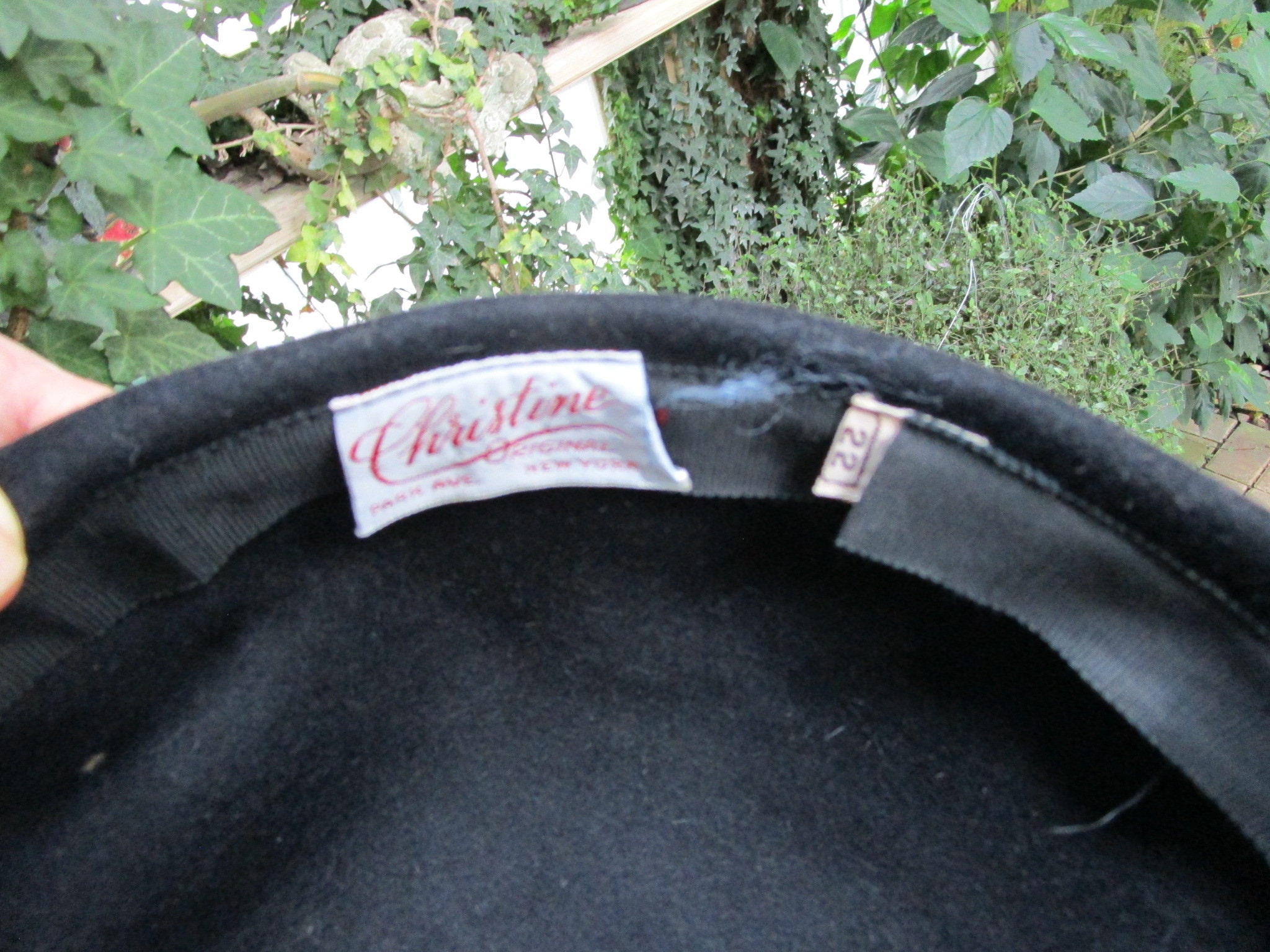 Vtg Indian Bullion Embroidered Pillbox Hat Christine Original Park Ave Beaded Buy Christine Original Park Ave New York Fur Women main image 4