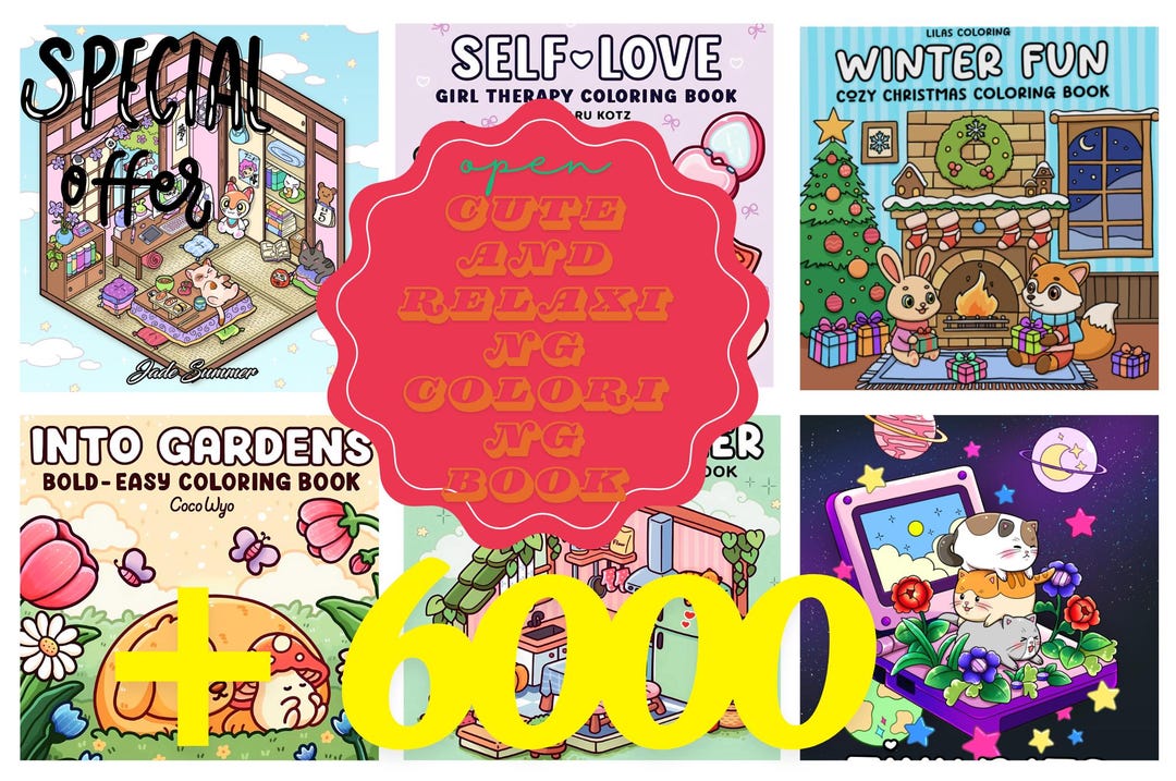 Coloring Pages Super Bundle , Coloring Book Set , Coloring Pages in PDF