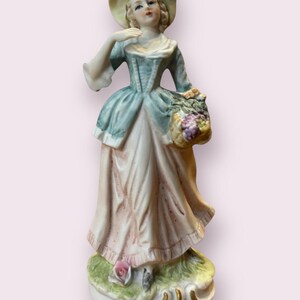 大きめ ヴィンテージ フィギュア 置物 バー 貴婦人 レディー 50