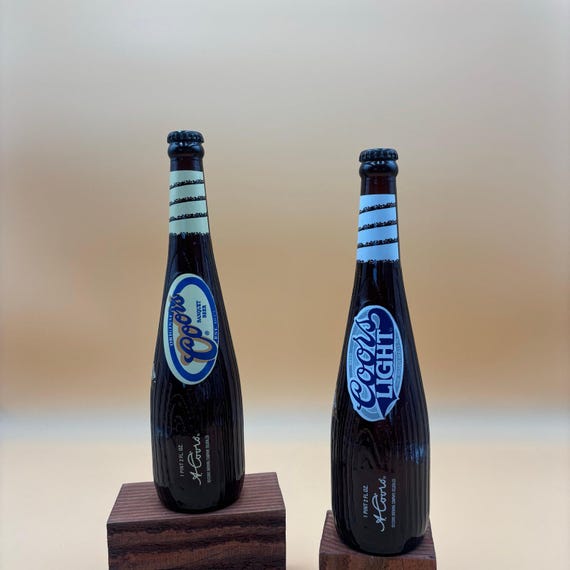 Set of 2 Vintage Coors Limited Edition Glass Bottles – Banquet