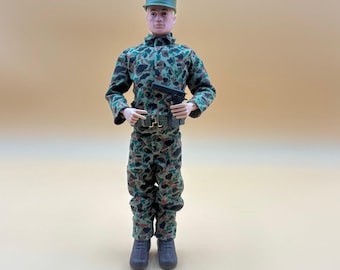 Gi Joe ALPINE V1 1985 Quasi Complet Loose + Stand RARE