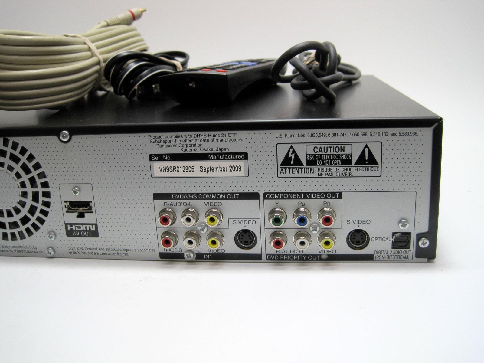 Panasonic VHS.DVDプレーヤー dmr-e150v Amazon | パナソニック 80GB DVDレコーダー VHSビデオ一体型