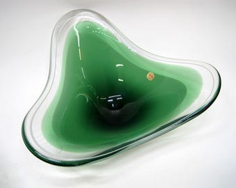 工芸品 Swedish Flygsfors art glass Coquille Swedish Flygsfors art glass Coquille