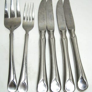 Set of 6 J. A. Henckels PROVENCE Dinner Knives & Forks Stainless Steel