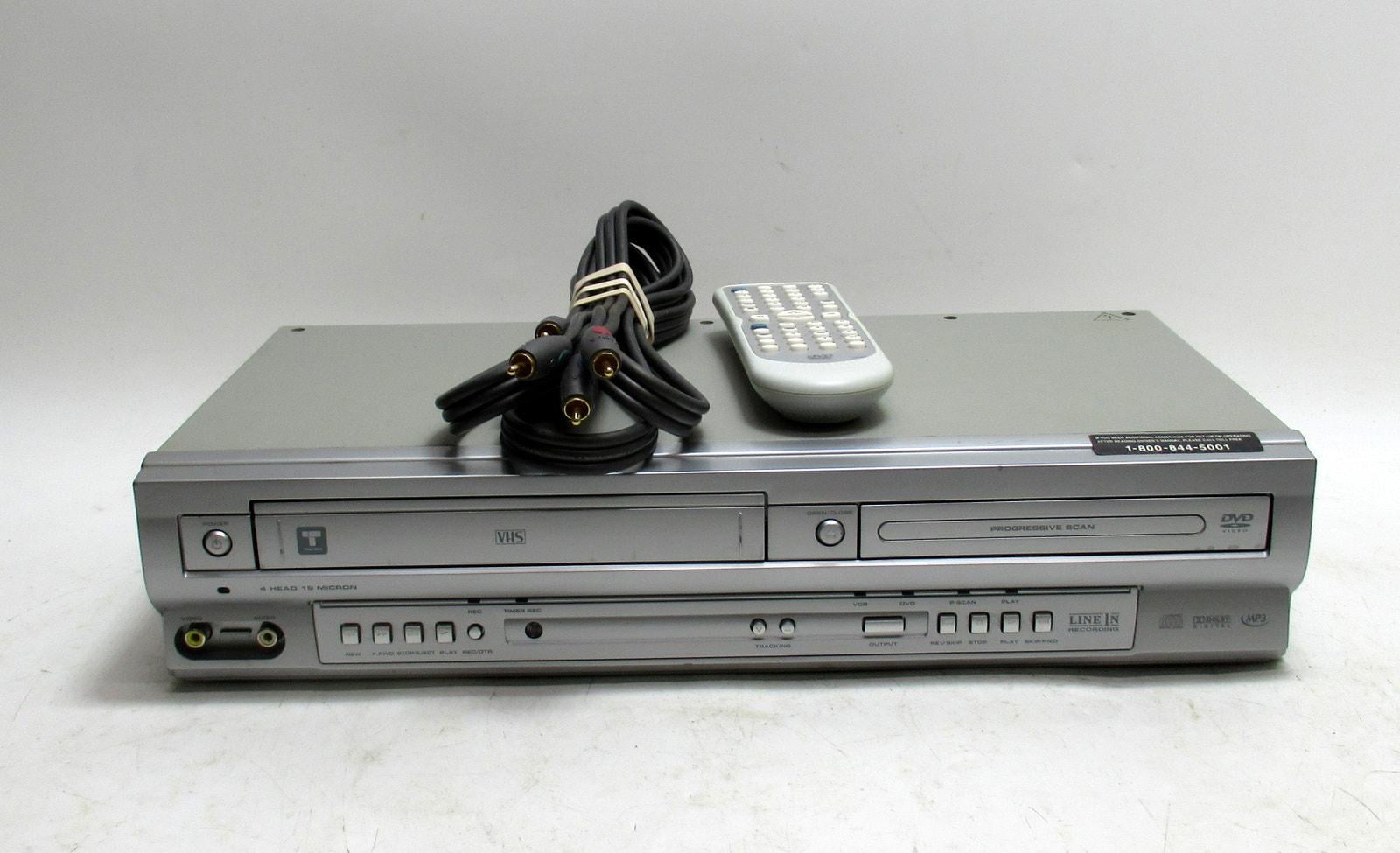 Truetech Funai DV220TT8 Dvd/vhs Vcr Combo Player and Recorder W