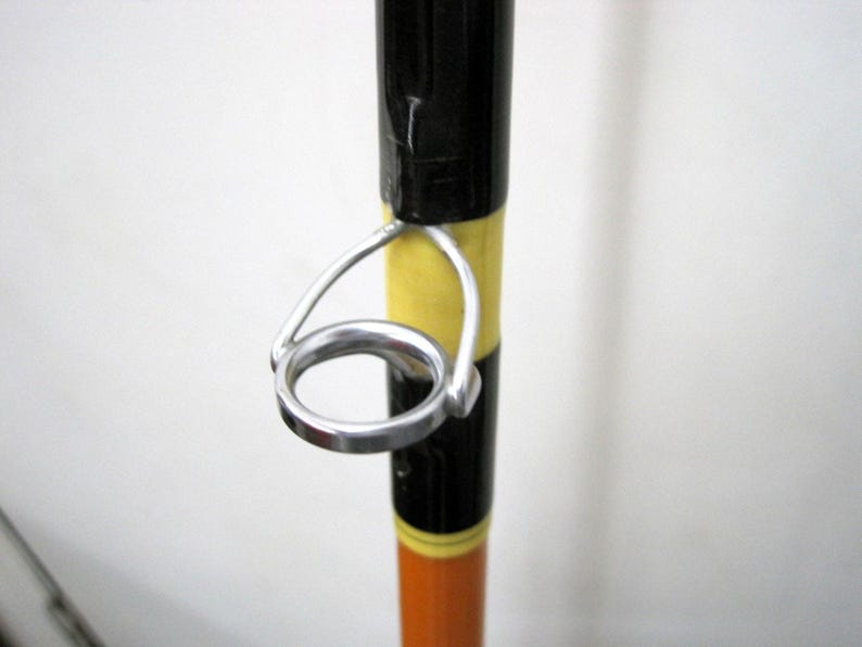 Kencor 105CC 6’6” 20-50Lb Tee Rod Tenlew Magnaglas Fishing Rod Made In USA zdjęcie 3