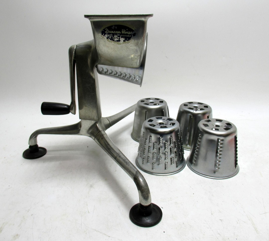 VTG Duncan Hines Food Processor Salad Vegetable Shredder Stainless