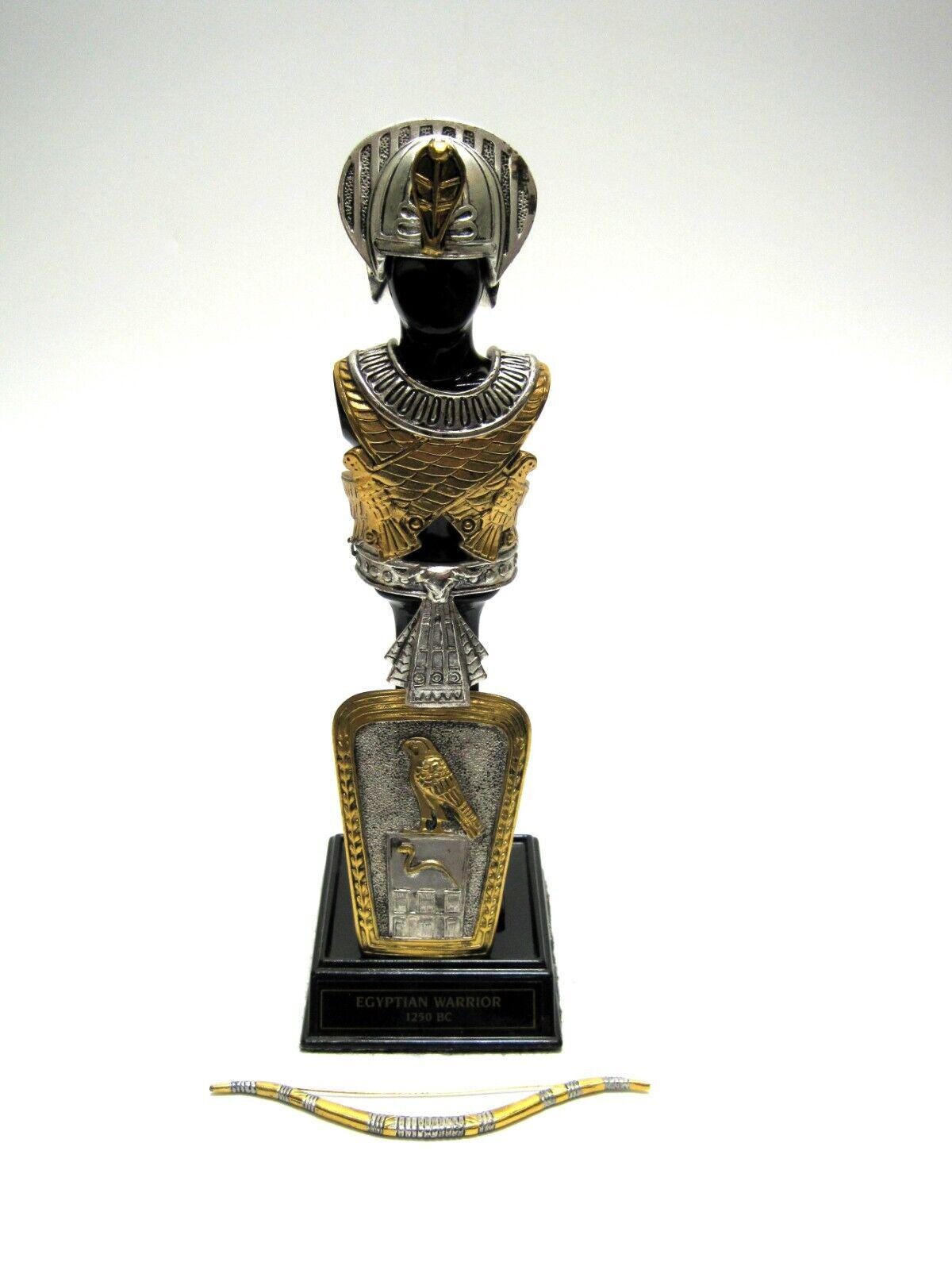 Franklin Mint Egyptian Warrior Armor Through the Ages 24k Gold