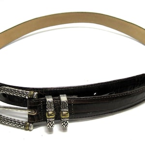 Gold Buckle Brighton Belt - Etsy display picture 1