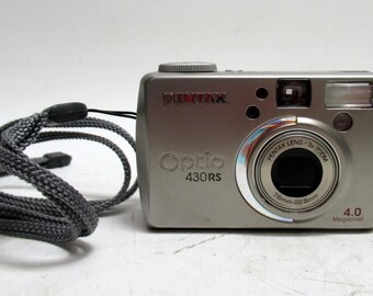Vintage Pentax Optio E40: 8.1MP Digital Camera, Tested & Working