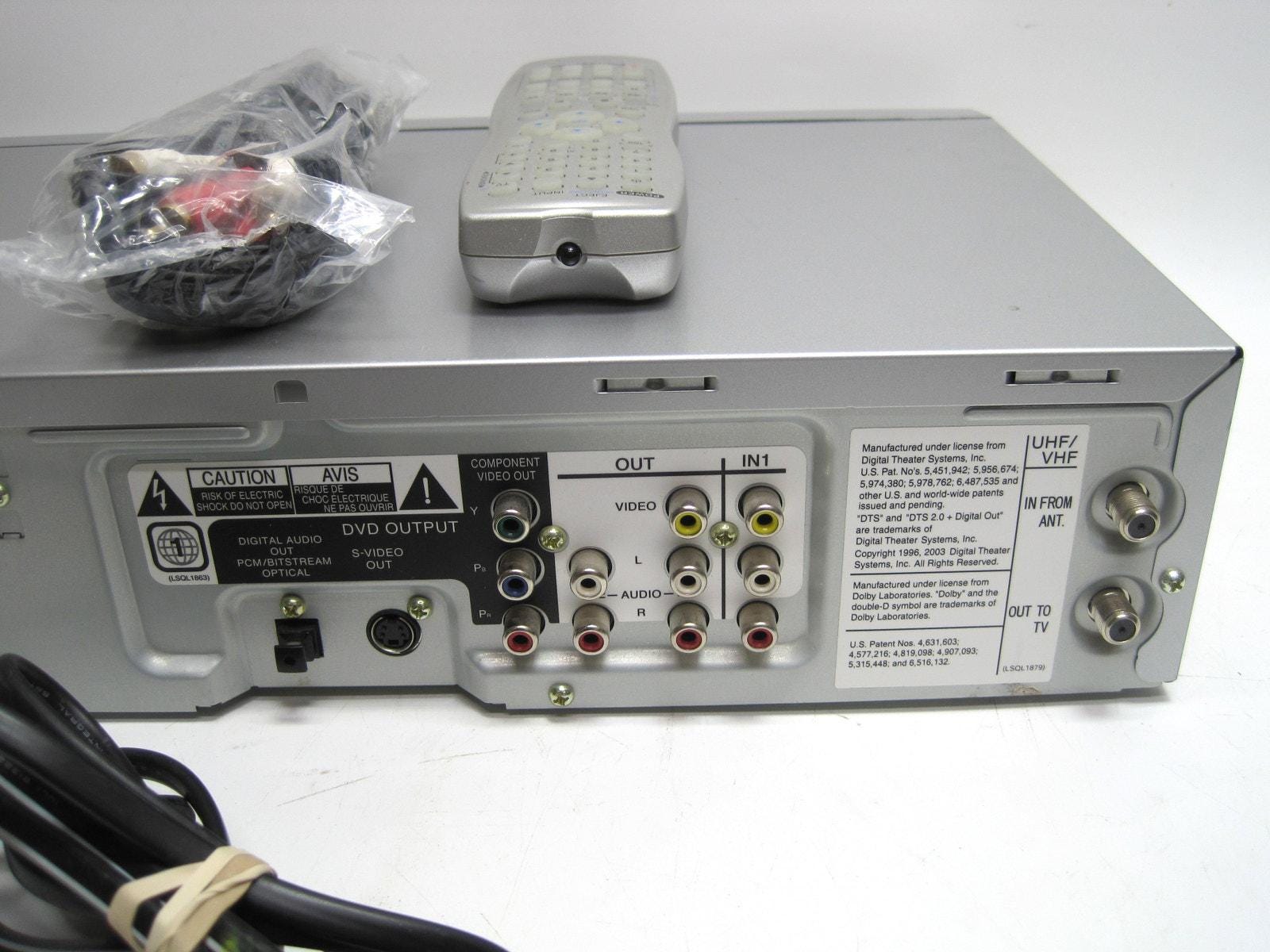 Panasonic PV-D4735 Combo Dvd Video Cd Vcd Vhs Player Recorder W