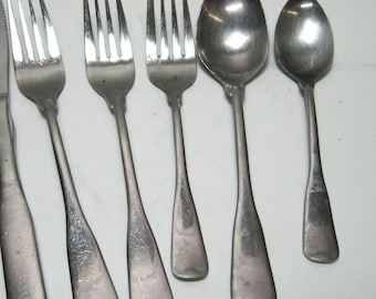 Set of 5 - Farberware CANTERBURY Stainless Flatware