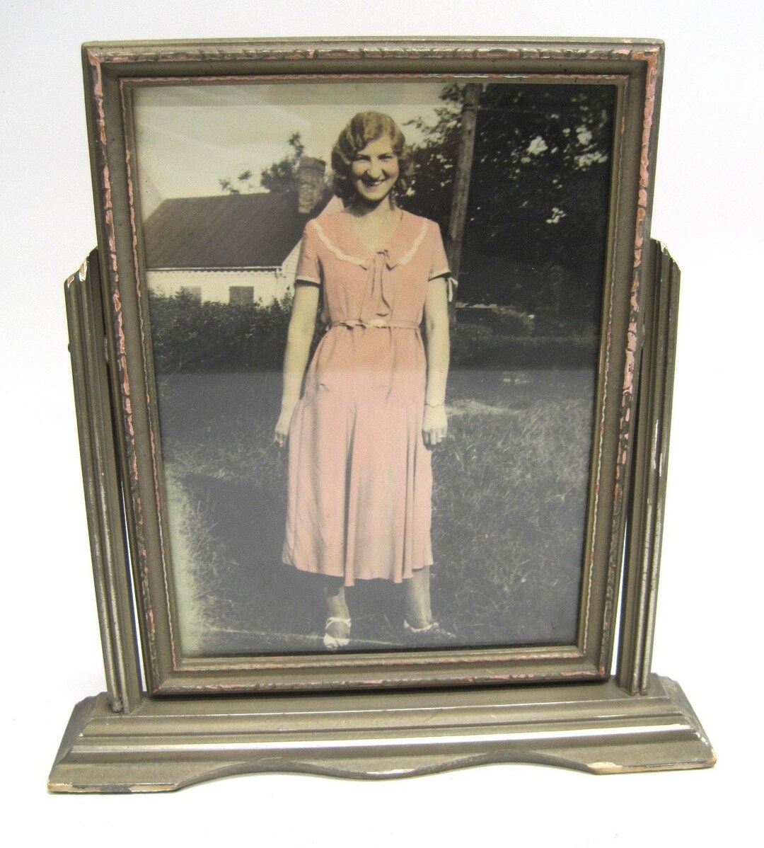 Vintage Art Deco Swivel Picture Frame for 8x10 Photo Tilt Swinging - Etsy