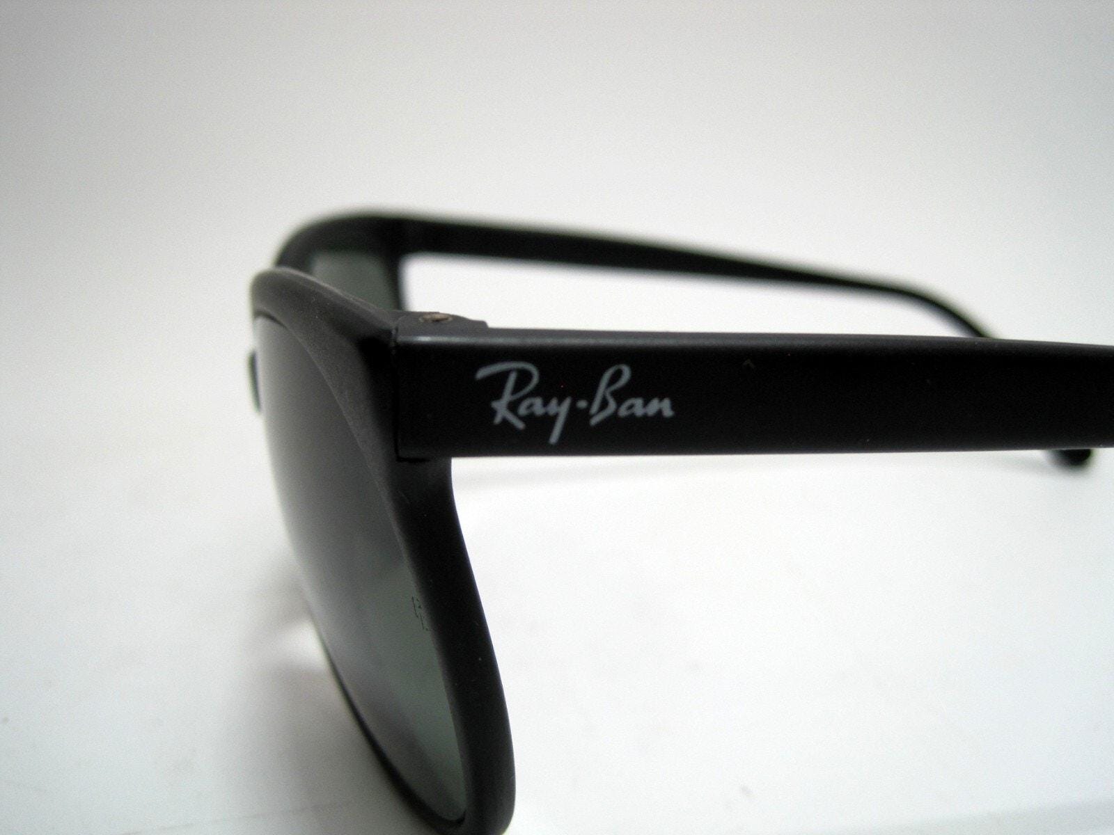 Vintage 80s Ray-Ban Cats ski sunglasses black Vintage Ray Ban B&L CATS 5000 W025 Black G-15 Made in France  main image 2