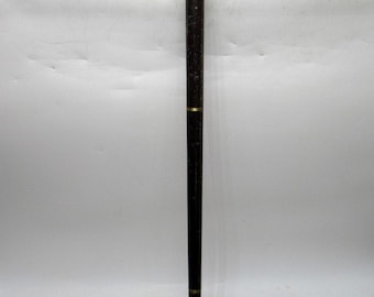 Vtg Collapsible Walking Cane W/ Brass Duck Head Handle Hidden Compartment 33"