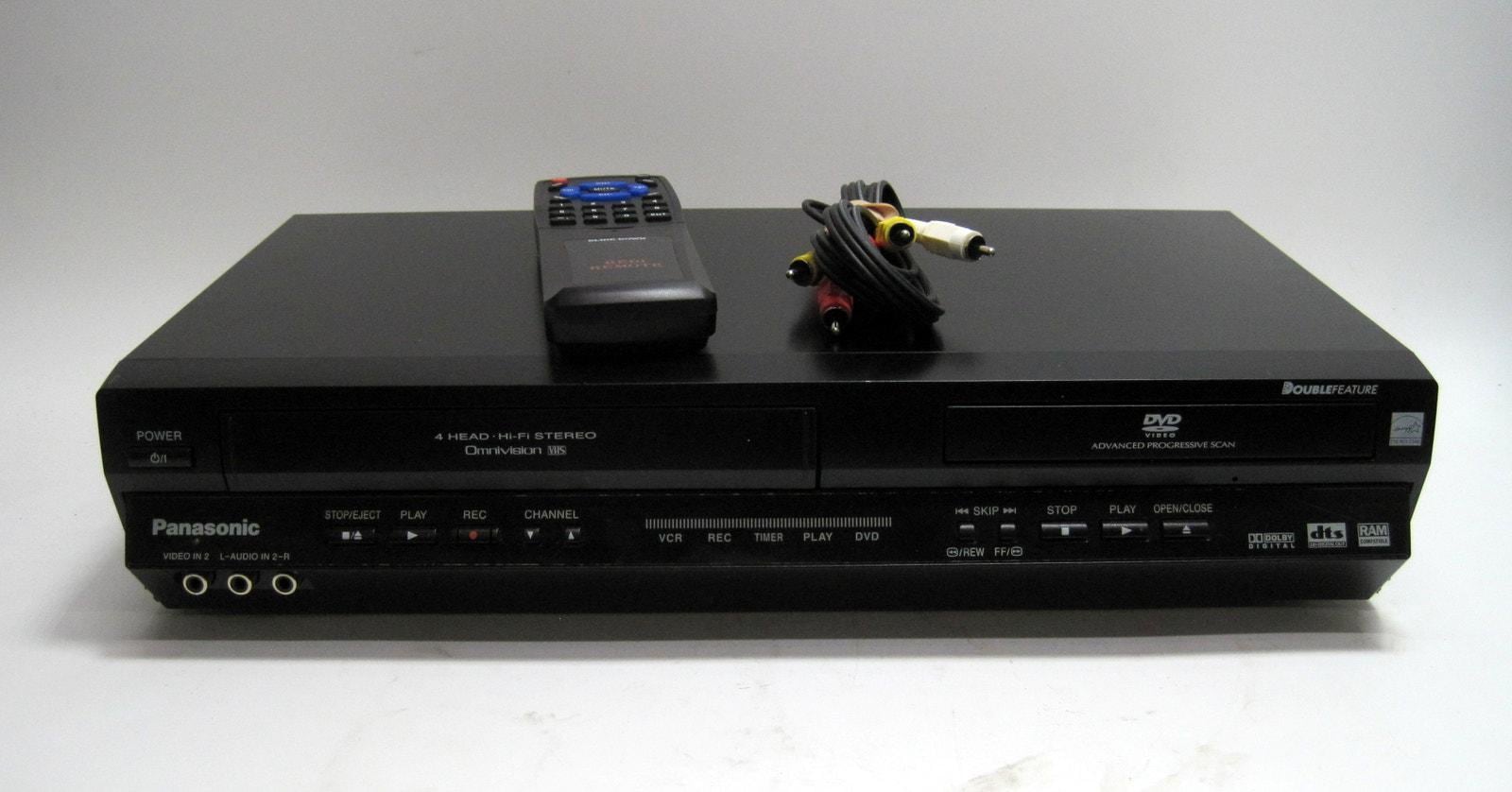 Panasonic PV-D4745 Combo Dvd Video Cd Vcd Vhs Player Recorder W