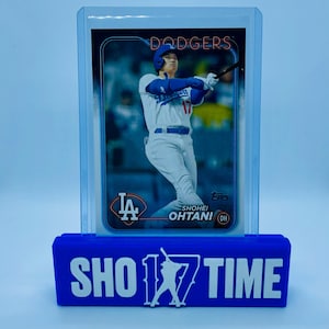 Shohei Ohtani Sports Card Display Stand Fits Graded & Ungraded Cards Sports Cards Gaming Cards Comics Magazines Custom 3D Printed