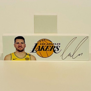 Suporte de exibição de cartões esportivos Luka Doncic para cartões classificados e não classificados, cartões esportivos, cartões de jogos, revistas em quadrinhos, impressão 3D personalizada