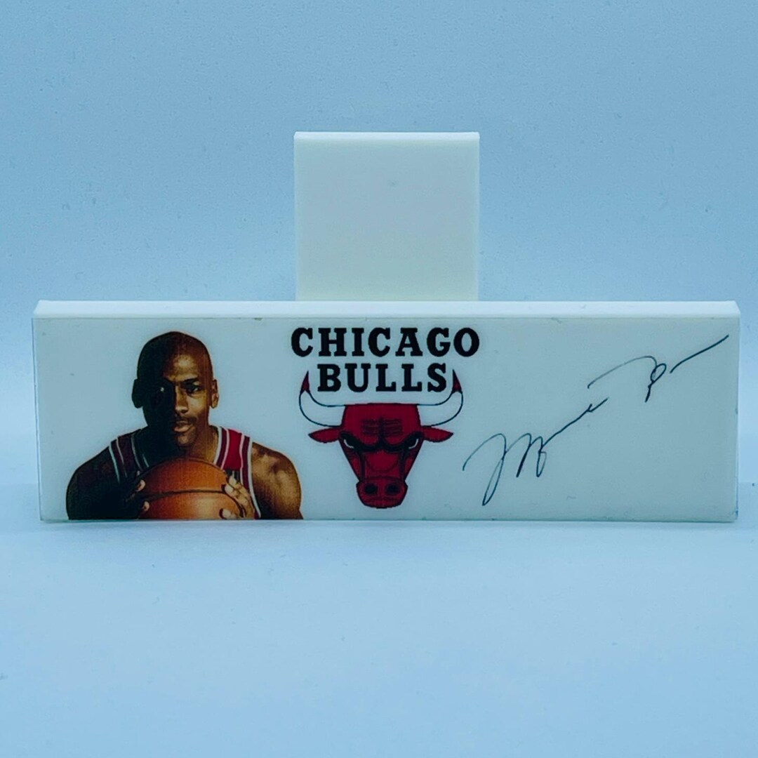 Chicago Bulls Card Display Stand – PSA Slab Holder – Trading Card Stand ...