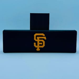 Présentoir pour cartes de sport MLB San Francisco Giants Convient aux cartes graduées et non graduées, cartes de sport, cartes de jeu, magazines de bandes dessinées, impression 3D personnalisée