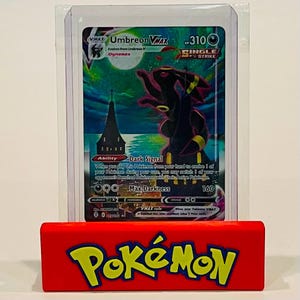 Expositor de cartas de Pokémon apto para cartas clasificadas y no clasificadas, cartas deportivas, cartas de juegos, cómics, revistas, impresión 3D personalizada