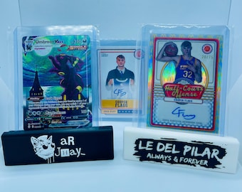 Custom Sports Card Display Stand – Personalized Trading Card Stand – PSA Slab Holder