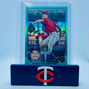 Suporte de exibição de cartões esportivos MLB Minnesota Twins para cartões classificados/não classificados, cartões esportivos, cartões de jogos, revistas em quadrinhos, impressão 3D personalizada