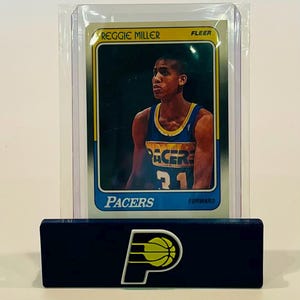 NBA Indiana Pacers Sportkaartdisplaystandaard Geschikt voor kaarten met en zonder gradatie Sportkaarten Gamingkaarten Comics Tijdschriften Op maat 3D-geprint