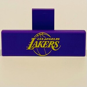 NBA Los Angeles Lakers-sportkaartstandaard Geschikt voor kaarten met en zonder gradatie Sportkaarten Gamingkaarten Comics Tijdschriften Aangepast 3D-geprint