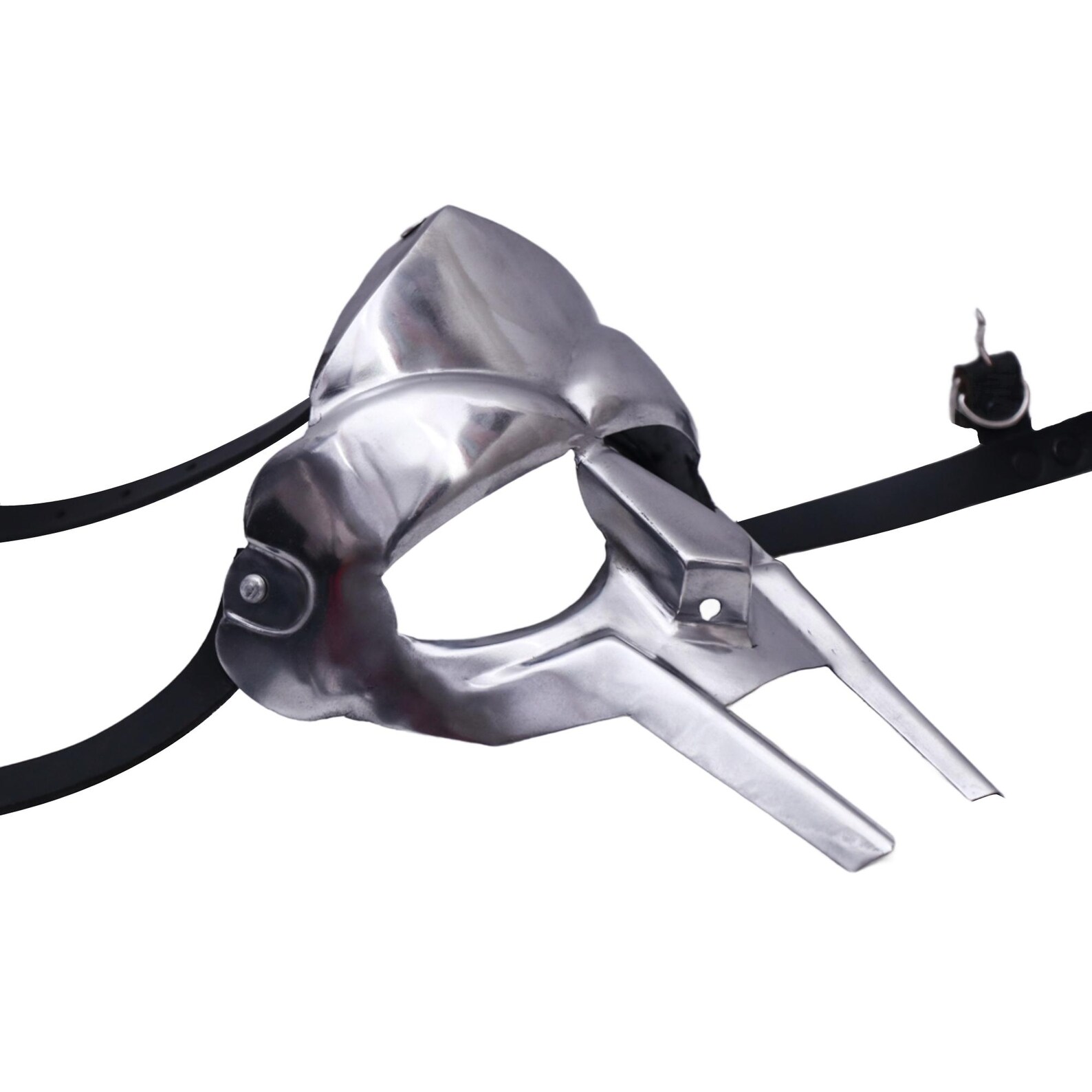 Metal Steel Face Mask Armor Medieval MF Doom Rapper Mask Gladiator ...