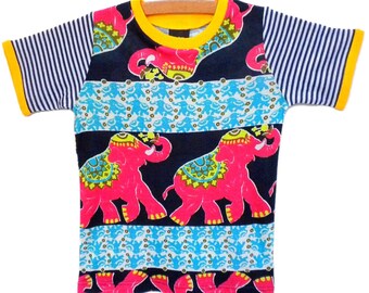 Elephant T-Shirt / Handmade / Shirt / Top / Tee / Bodysuit /  - Dancing Elephant size 2T