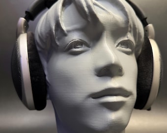 Soporte para auriculares de Jungkook: elegante decoración K-Pop de BTS para fans de ARMY.